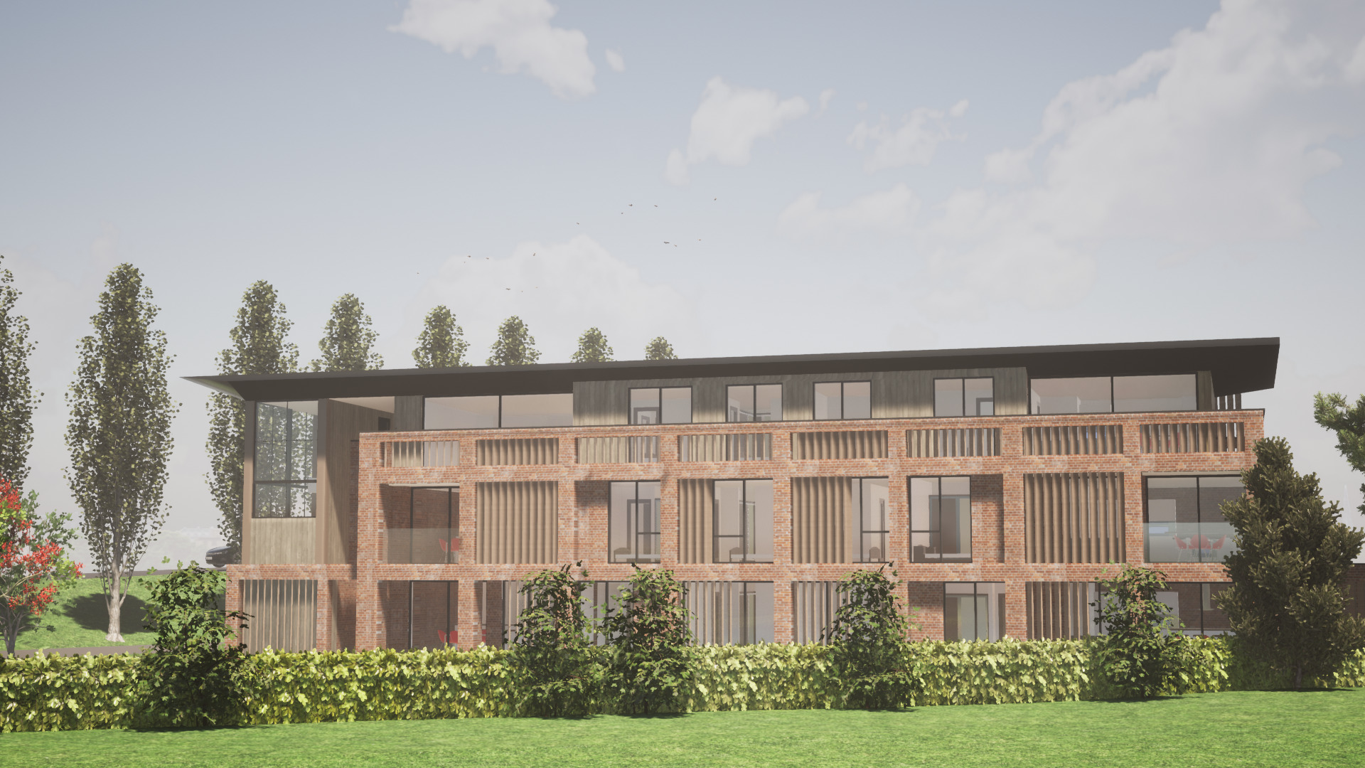 Redevelopment Of A Derelict Site At Widemarsh Common To Provide A Six Unit Apartment Block.