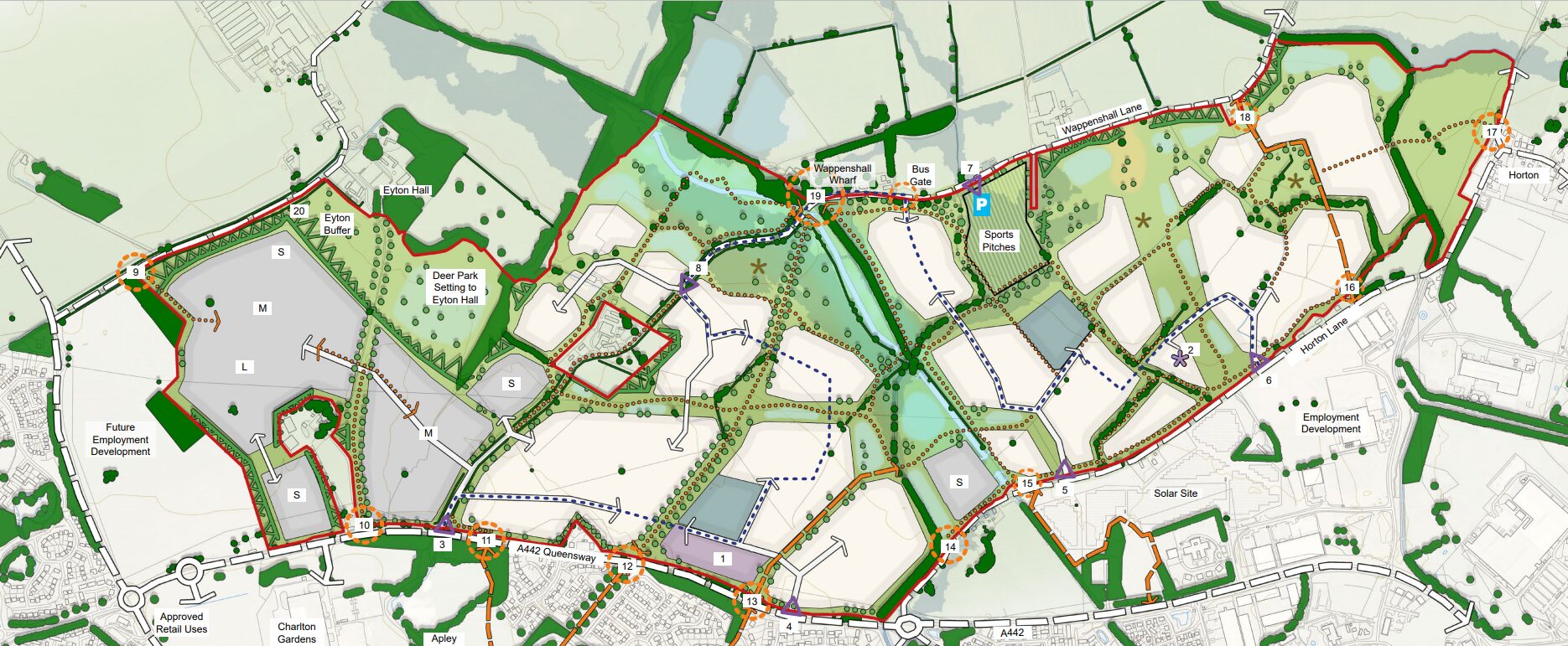 Wappenshall Sustainable Urban Extension, Telford.